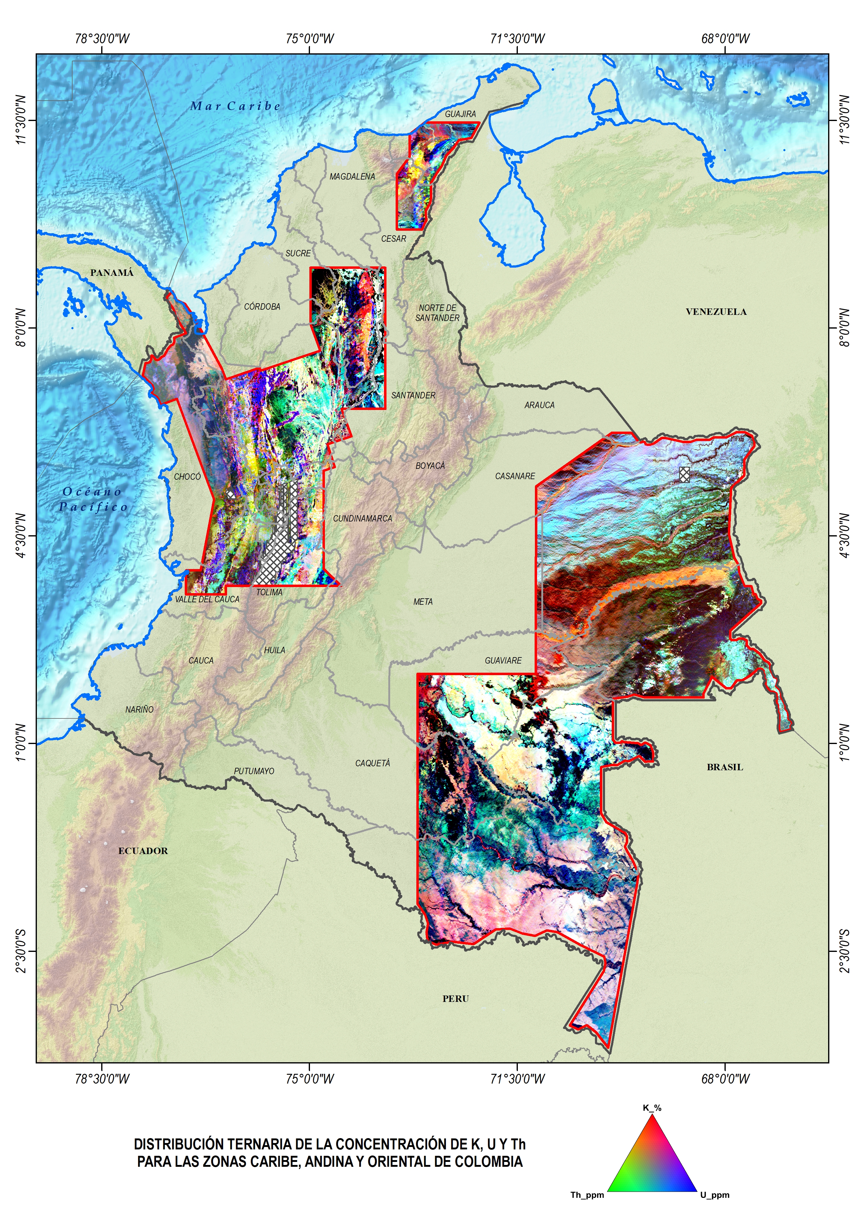 Mapa de Anomalías Geofísicas GAMMA
