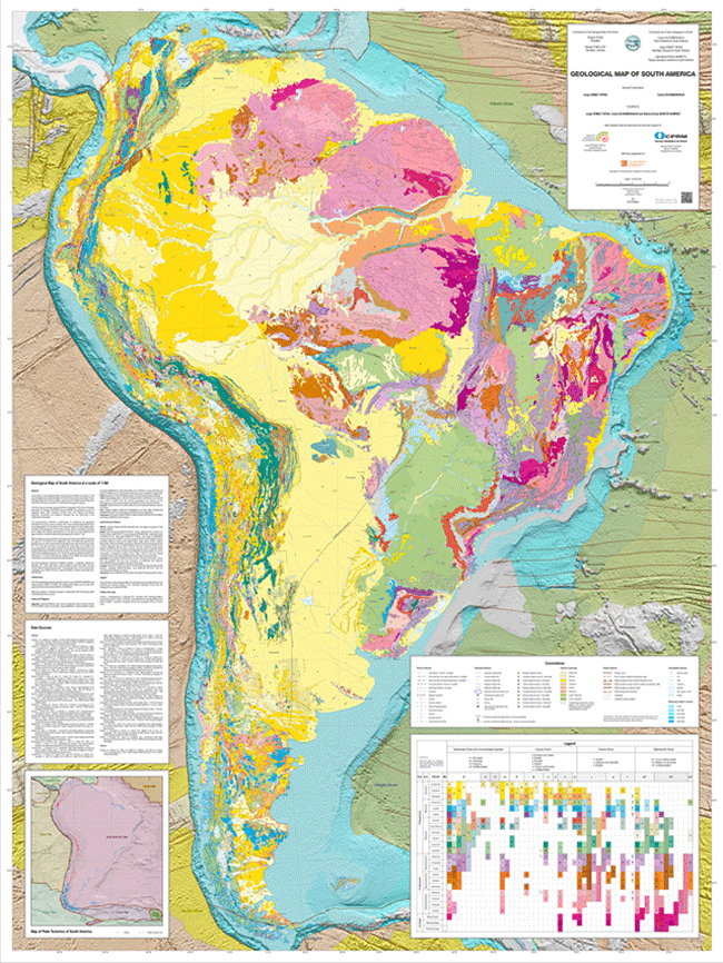 Geological Map of South America