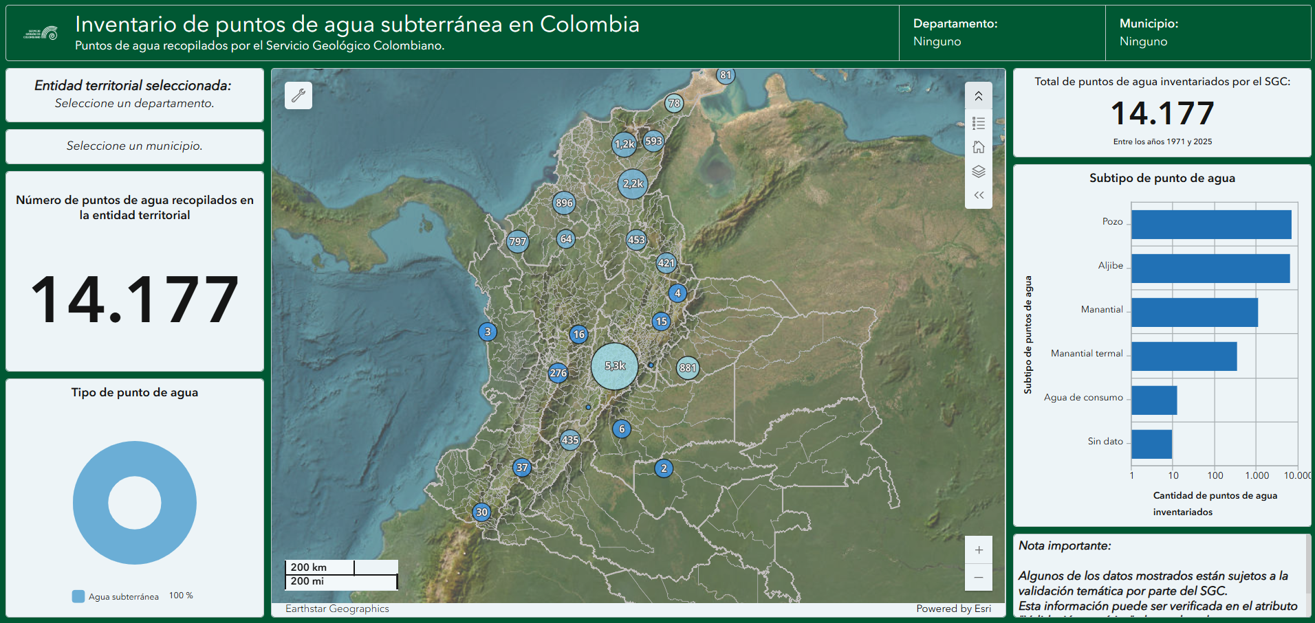 Un nuevo mapa para entender lo que no vemos: así puedes explorar los puntos de agua subterránea en Colombia