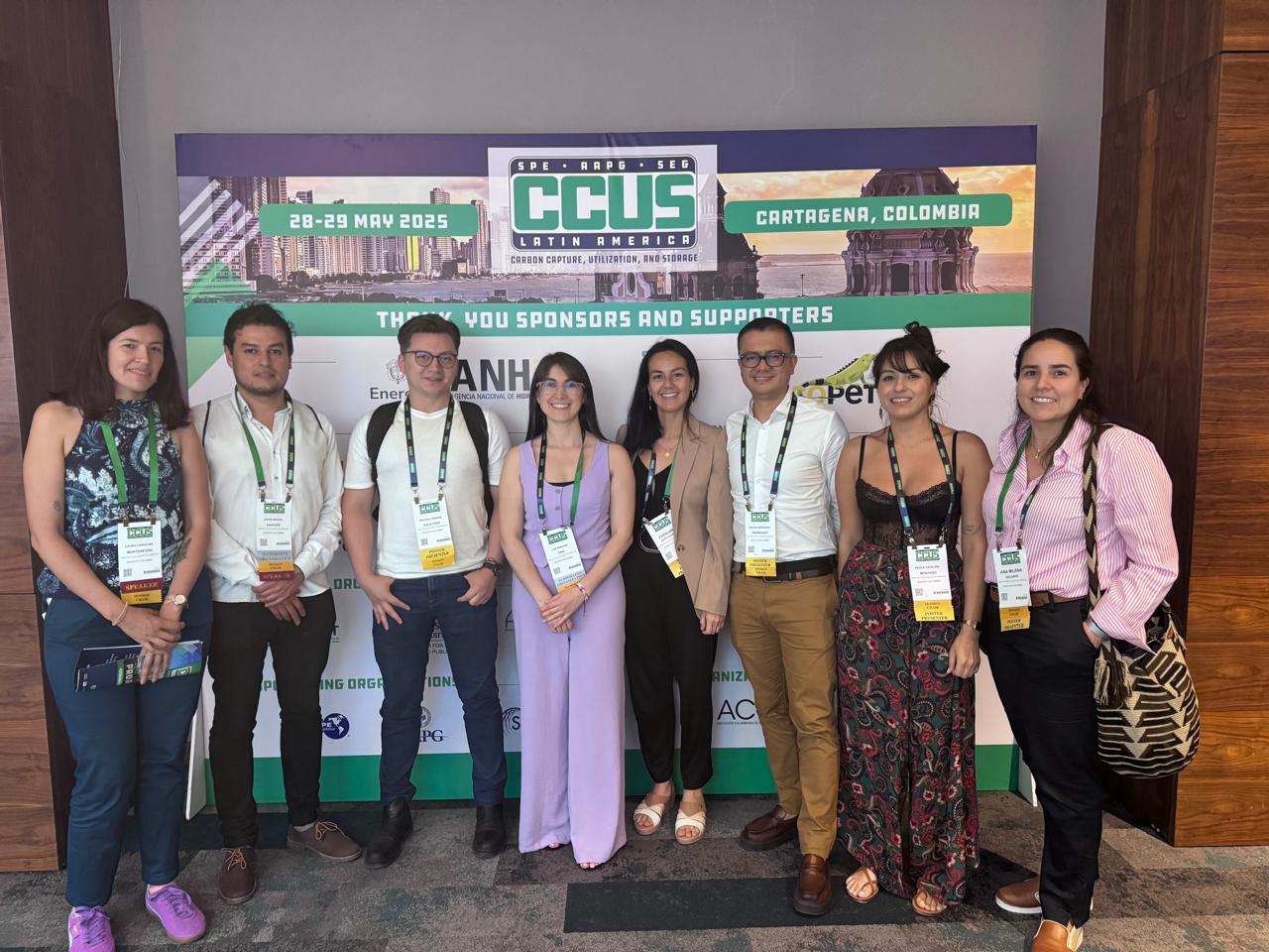 Investigadores de la línea de Evaluación y Almacenamiento de CO2