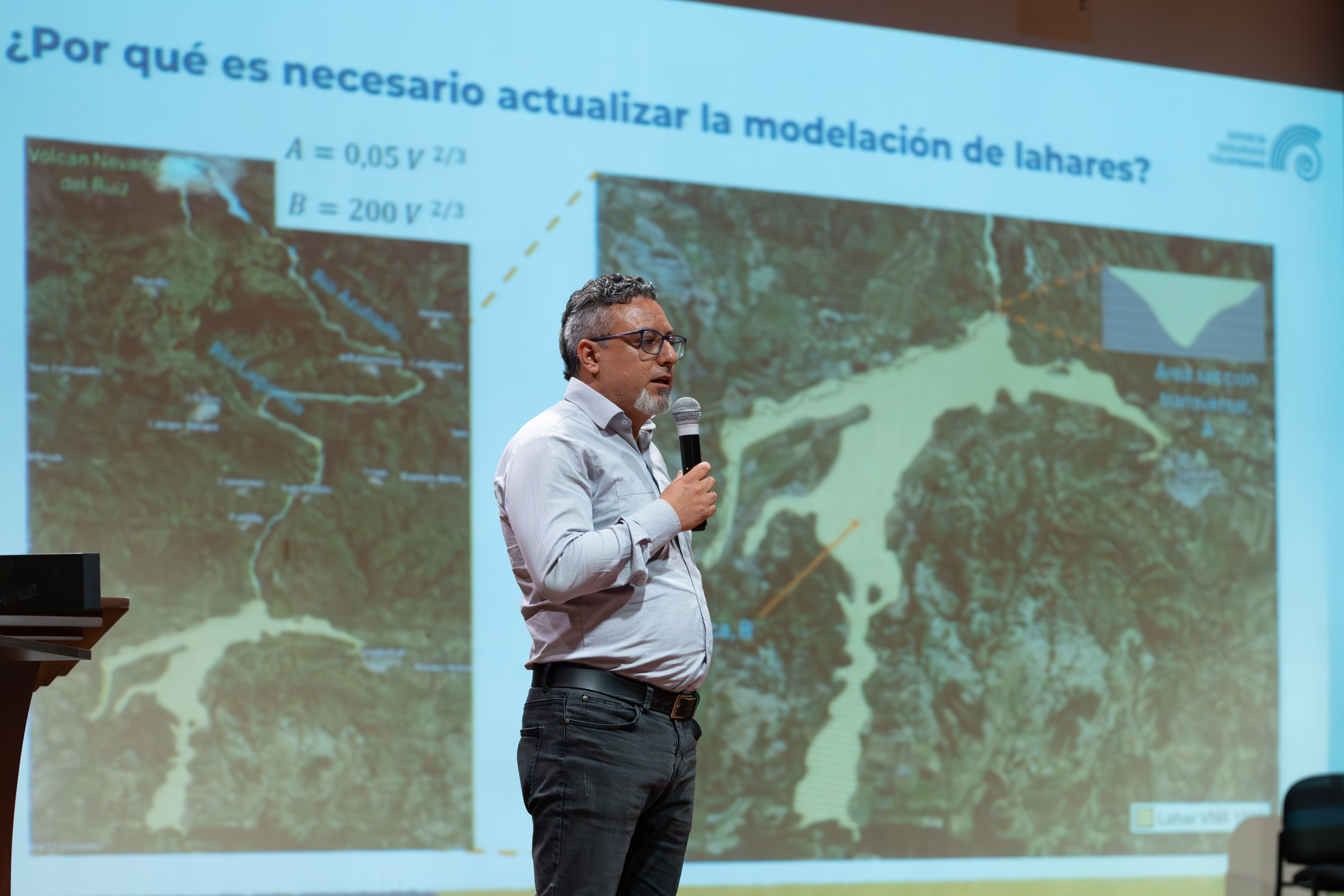 Juan Camilo Martínez en la Conmemoración de los 40 años de la erupción del volcán Nevado del Ruiz