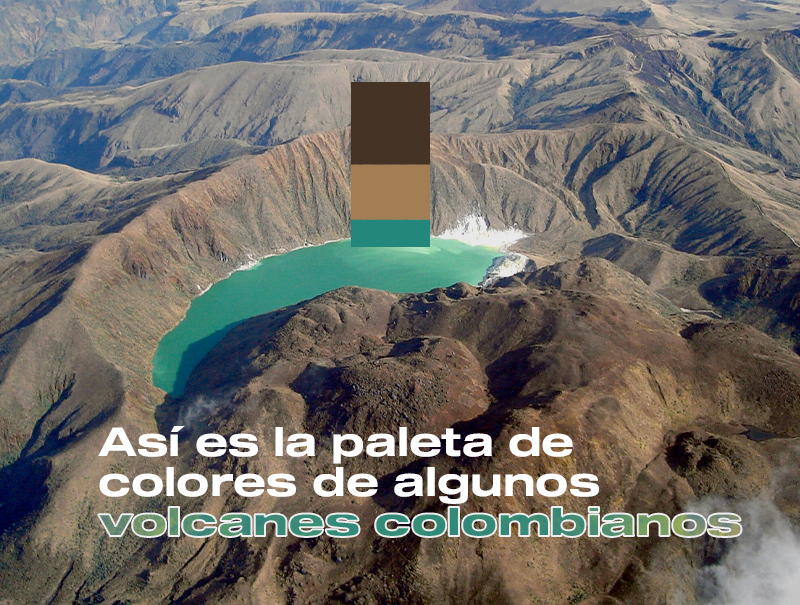Colores de los volcanes colombianos