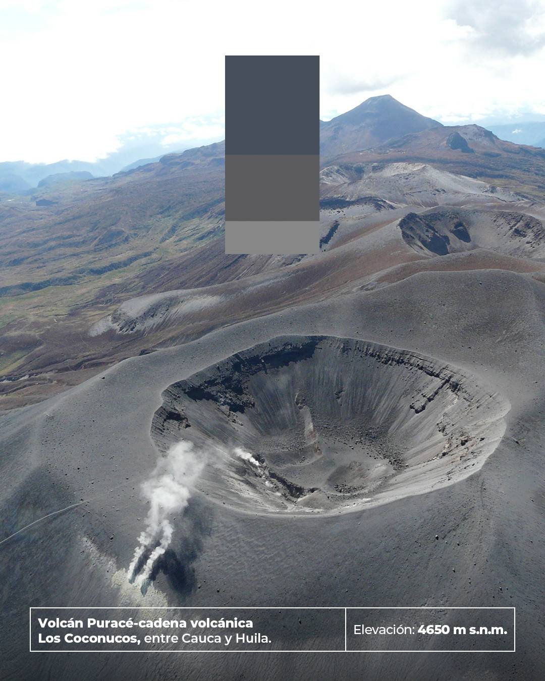 Volcán Puracé-Cadena volcánica Los Coconucos