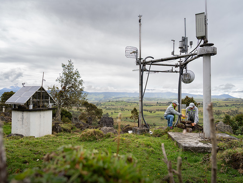 Instalación final cenizometros Puracé