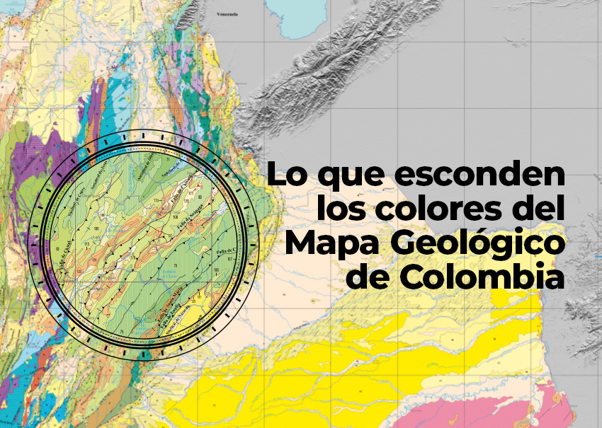 Mapa Geológico de Colombia lo que revelan sus bellos colores y formas 