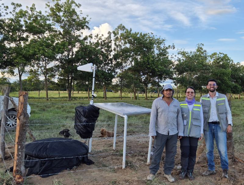 El SGC instaló una estación temporal de monitoreo sísmico en Paratebueno, Cundinamarca