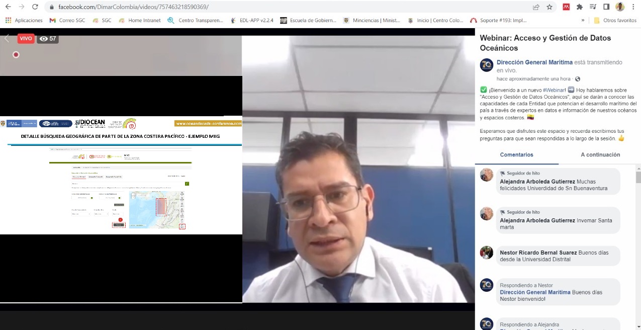 Presentación del SGC en Webinar