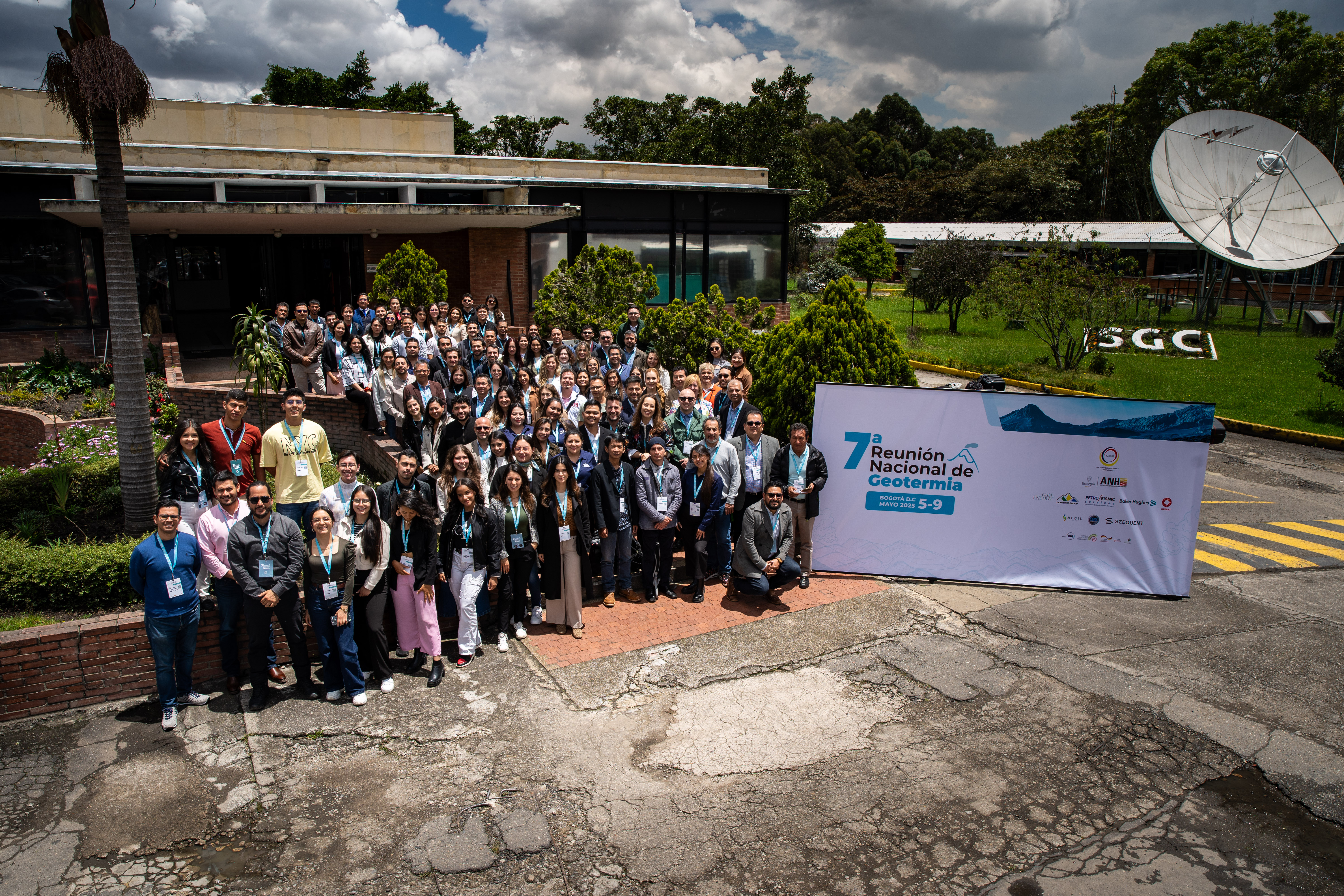 Foto: Asistentes a la VII Reunión Nacional de Geotermia. / David Amado Pinto.