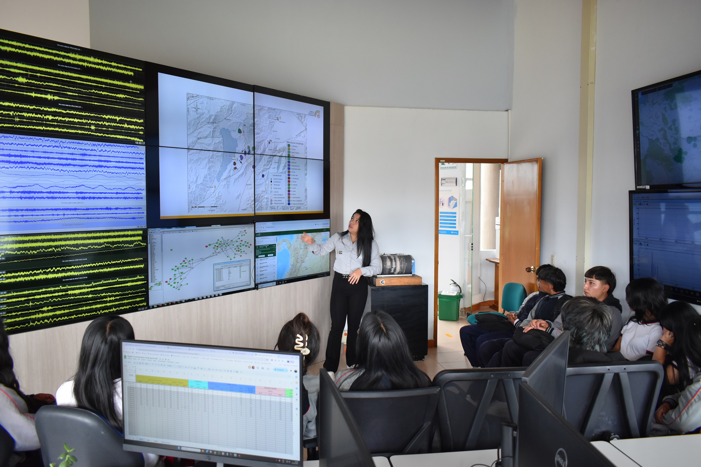 Sala de monitoreo permanente del OVSPA. Año 2025.
