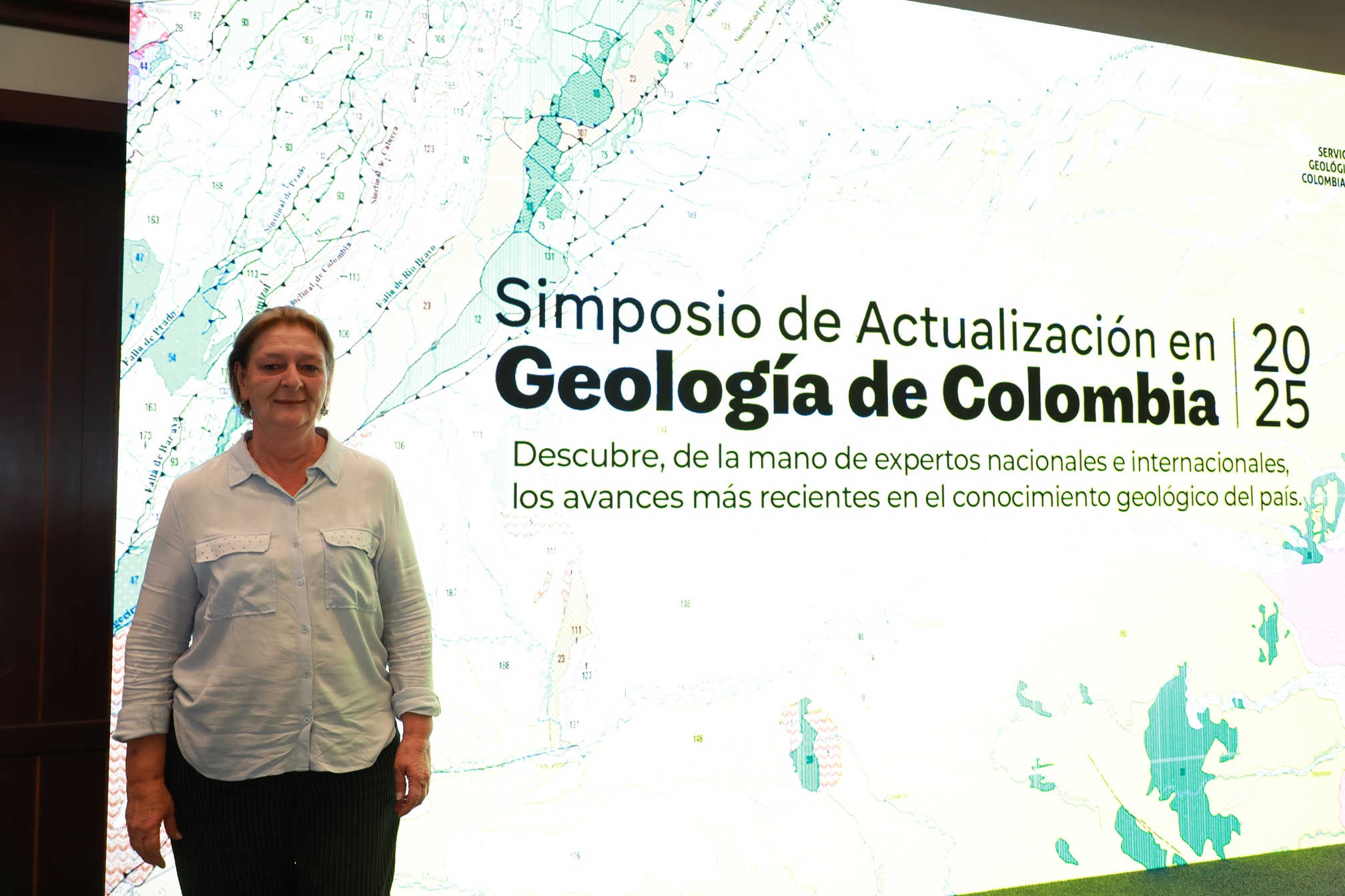 María Luisa Monsalve, profesional del Servicio Geológico Colombiano (SGC)