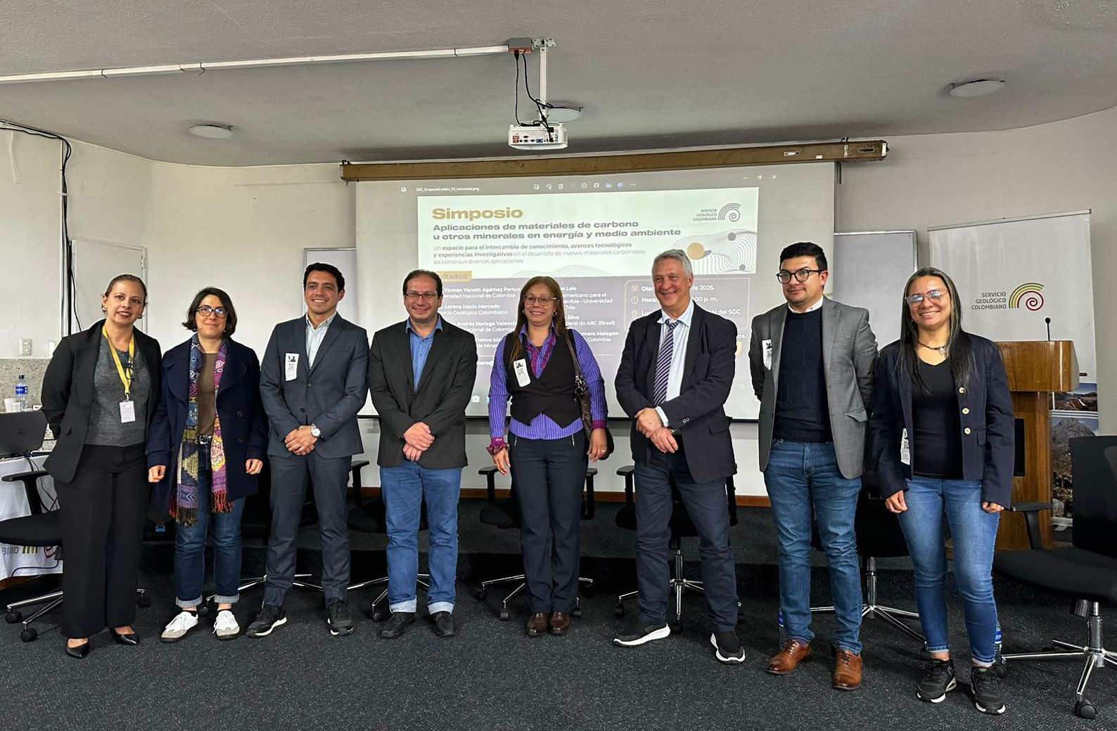 El SGC lideró el simposio internacional sobre aplicaciones de materiales de carbono y soluciones sostenibles 
