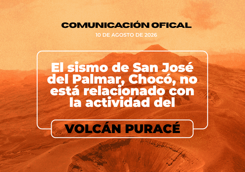 El sismo de San José del Palmar, Chocó, no está relacionado con la actividad del volcán Puracé