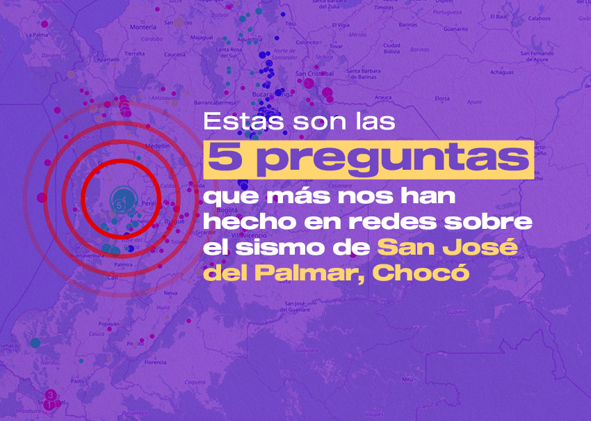 5 preguntas sobre el sismo ocurrido en San José del Palmar, Chocó