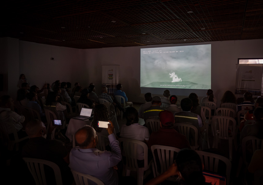 Presentación del documental documental Armero: 40 años con ciencia volcánica.
