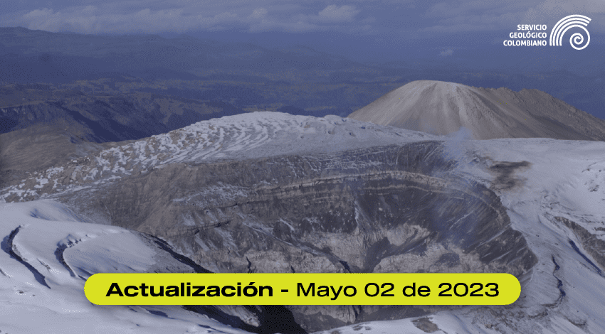 Boletín extraordinario volcán Nevado del Ruiz del 2 de mayo