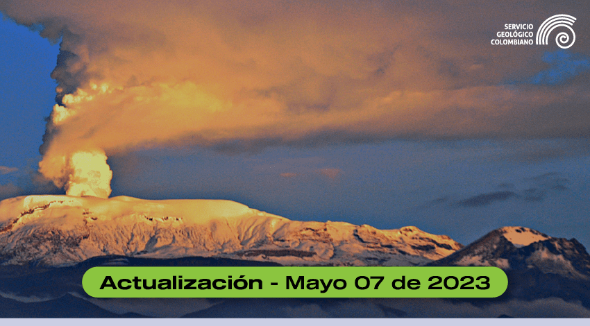 Boletín extraordinario volcán Nevado del Ruiz del 07 de mayo