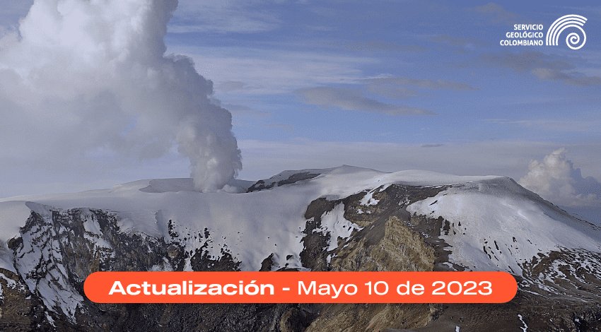 Boletín extraordinario volcán Nevado del Ruiz del 10 de mayo
