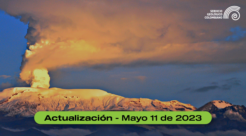 Boletín extraordinario volcán Nevado del Ruiz del 11 de mayo