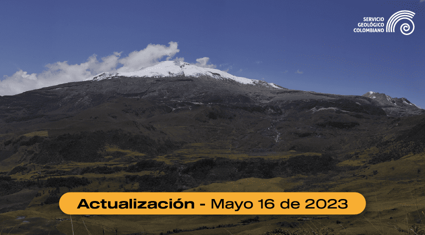 Boletín extraordinario volcán Nevado del Ruiz del 16 de mayo