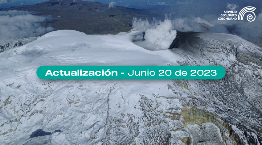 Boletín extraordinario volcán Nevado del Ruiz del 20 de junio