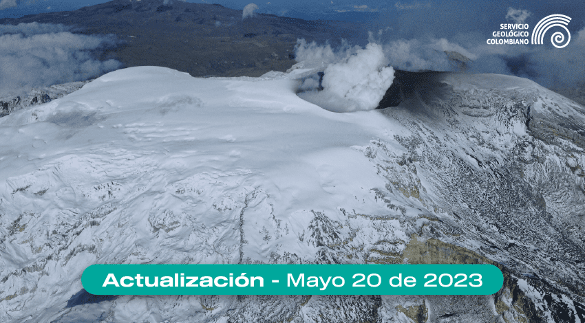Boletín extraordinario volcán Nevado del Ruiz del 20 de mayo