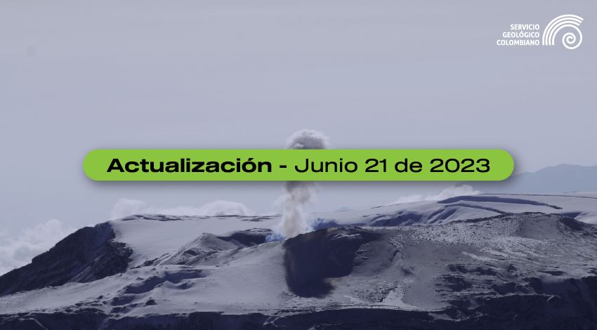 Boletín extraordinario volcán Nevado del Ruiz del 21 de junio