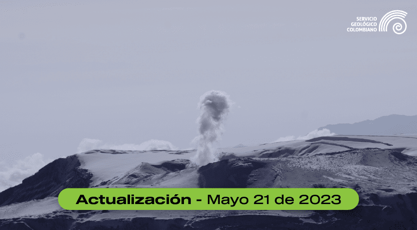 Boletín extraordinario volcán Nevado del Ruiz del 21 de mayo