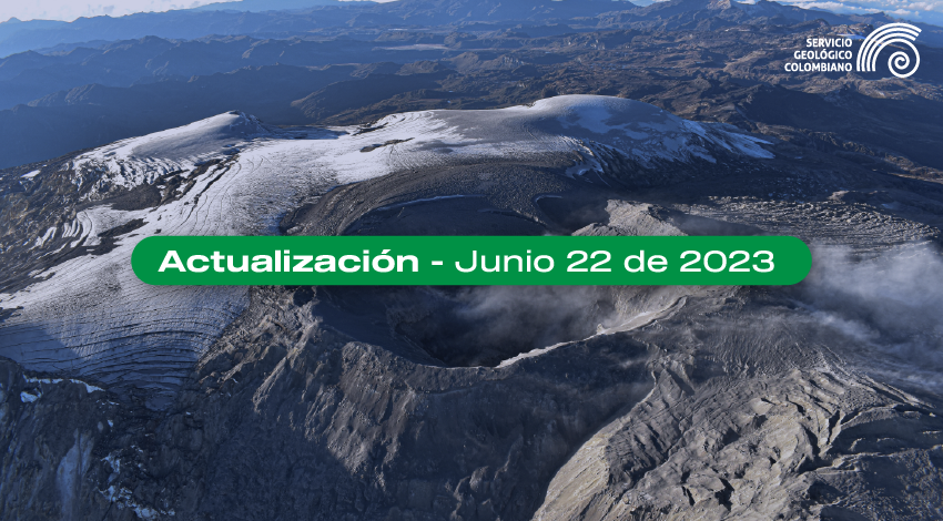 Boletín extraordinario volcán Nevado del Ruiz del 22 de junio