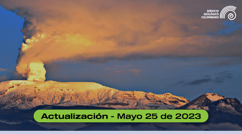 Boletín extraordinario volcán Nevado del Ruiz del 25 de mayo