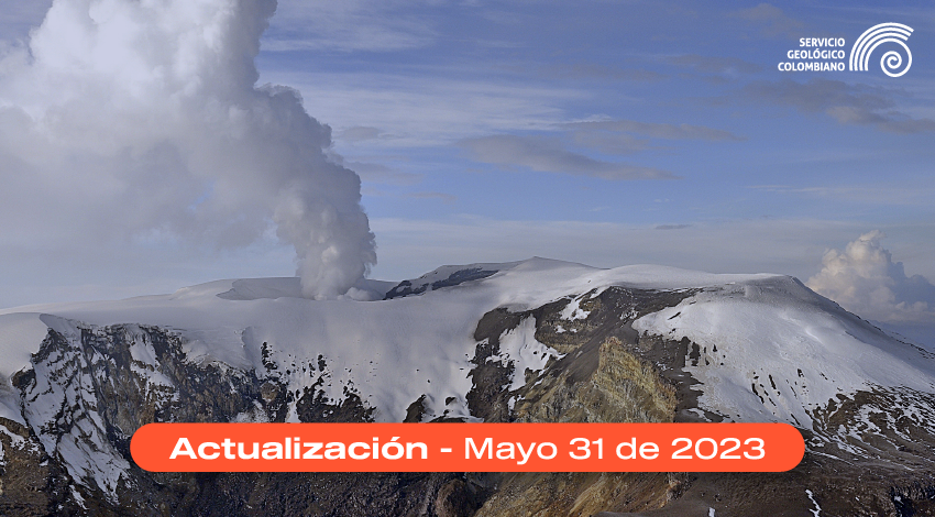 Boletín extraordinario volcán Nevado del Ruiz del 31 de mayo