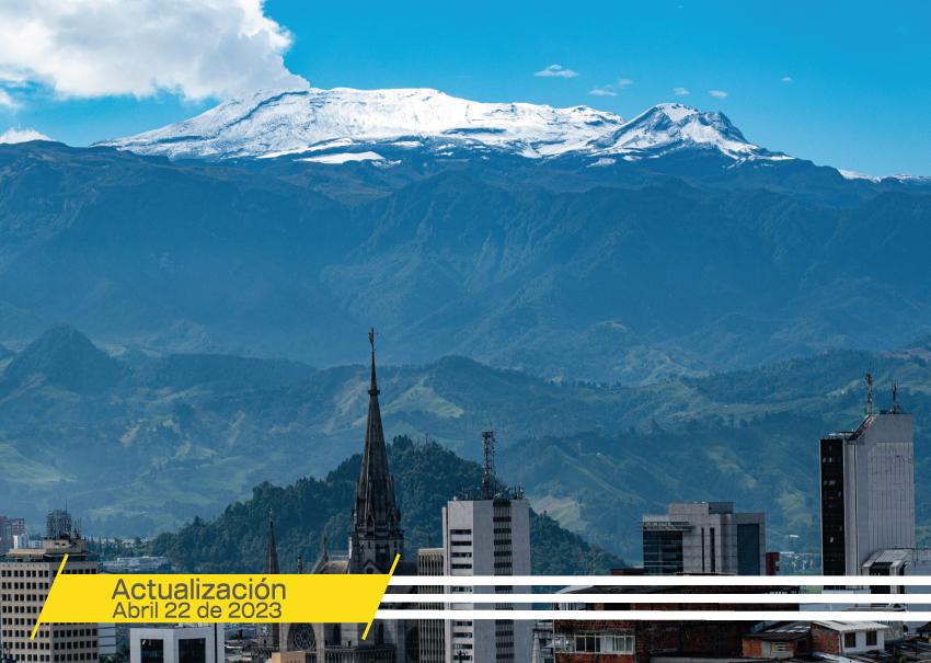 Boletín extraordinario volcán Nevado del Ruiz del 22 de abril 