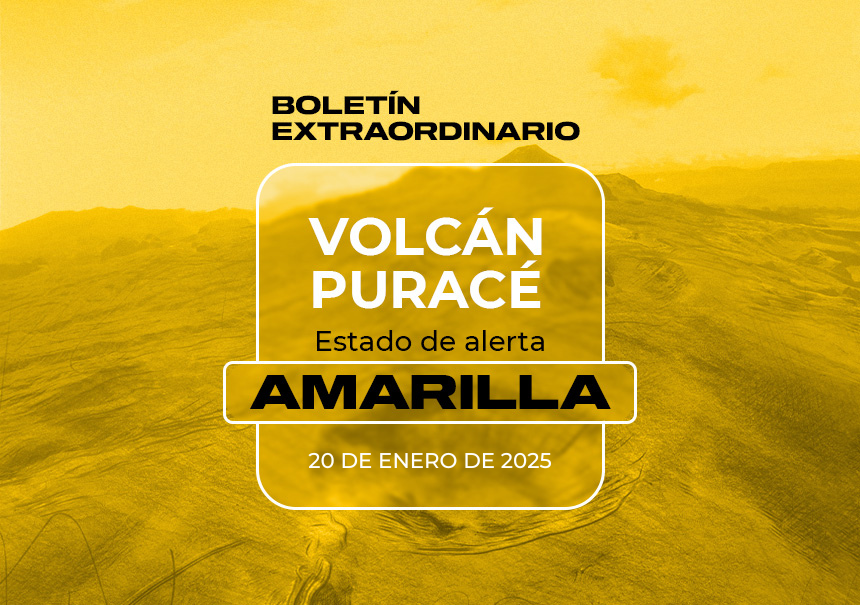  Boletín extraordinario del Volcán Puracé del 20 de Junio de 2025