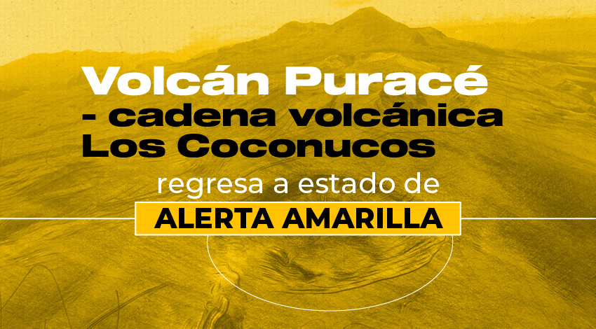 Boletín extraordinario del Volcán Puracé - cadena volcánica Los Coconucos del 22 de Enero de 2026