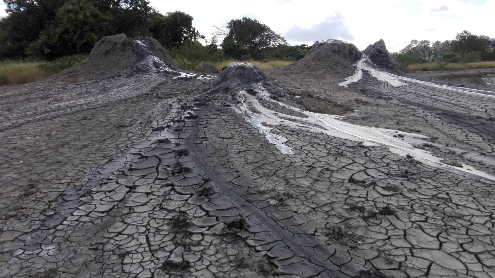 Volcán de lodo ubicado en Necoclí, Antioquia.