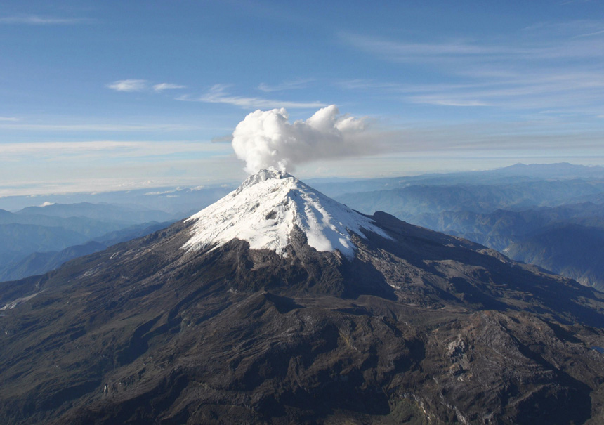 Los volcanes más altos de Colombia