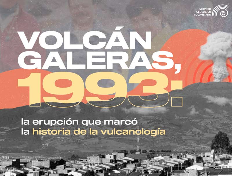 Erupción volcán Galeras 1993