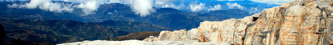 Sierra Nevada del Cocuy desde el sector Ritacuba. Fotografía de Carmen Rosa Castiblanco.2009.