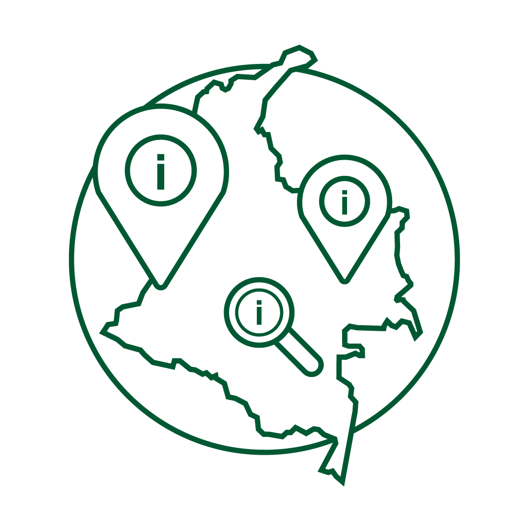 Icono acceso al mapa Oficialización geocientífica en el territorio