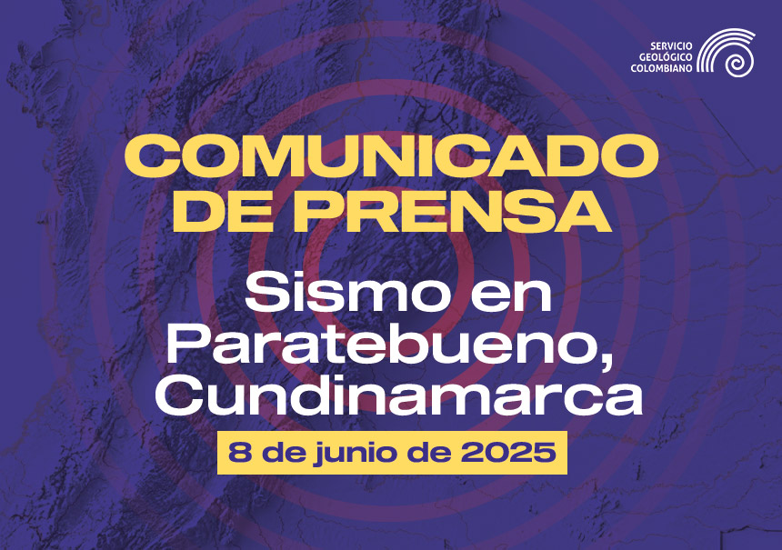 SGC informa sobre el sismo ocurrido en Paratebueno, Cundinamarca