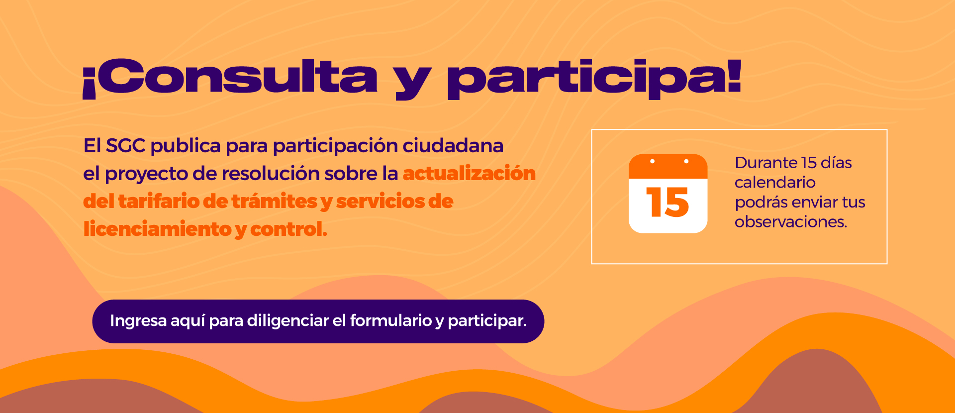 Formulario consulta de proyecto de resoluciónactualización de tarifas LyC