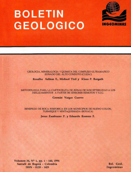 Espinosa B., A. (1994). In memoriam: Benjamín Alvarado Biester. Boletín Geológico, 34(1), 1–3