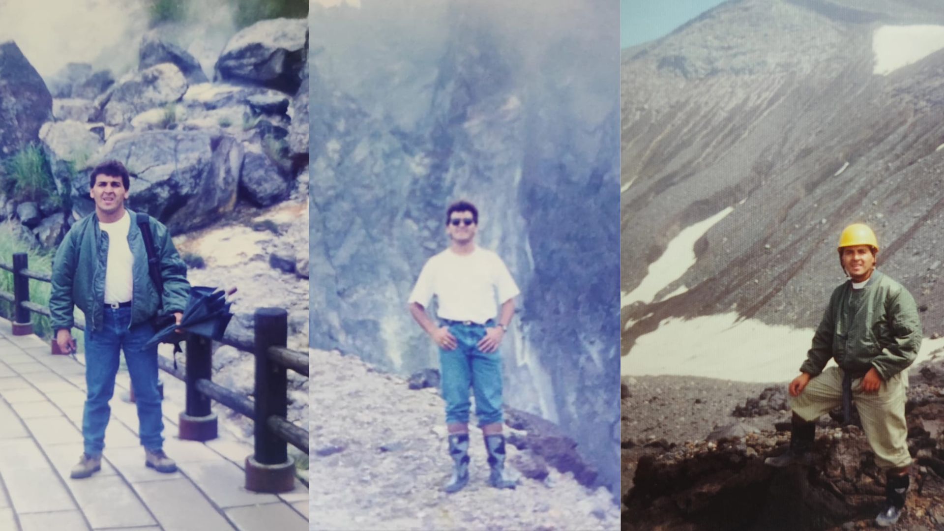 Salidas de campo durante su estadía en Japón en 1994