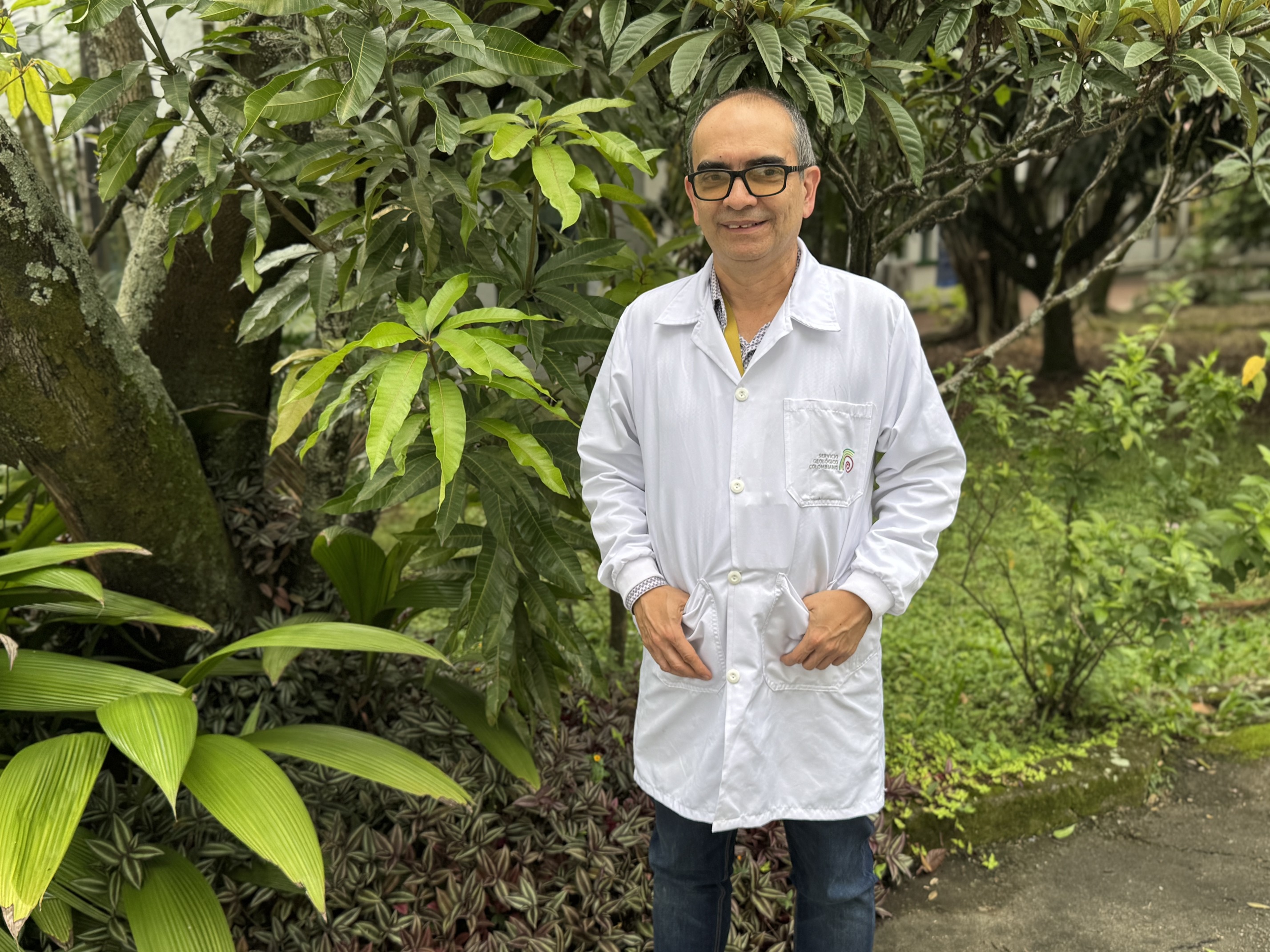 John Mauro Castaño, líder de los procesos del laboratorio de la sede Medellín del SGC. 