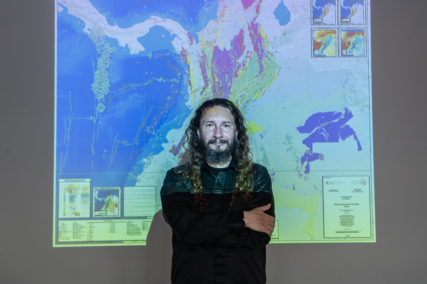 Julián López es geólogo de la Universidad de Caldas