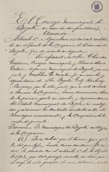 Acuerdo Número 2 de 1904